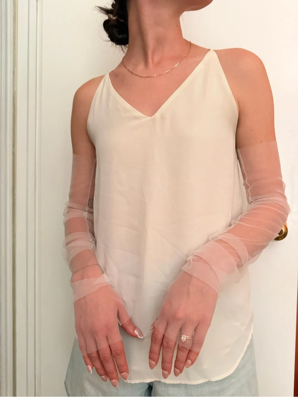 Elegant Sheer Bridal Gloves